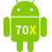 Aplicativo 70X para Android